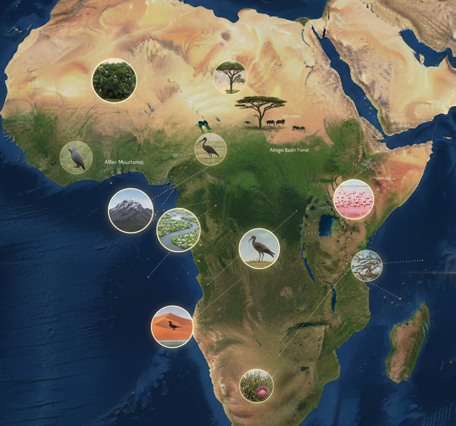 10 Iconic Bird Habitats in Africa (and the Birds That Live There)